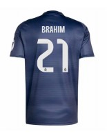 Real Madrid Brahim Diaz #21 Bortedrakt 2025-26 Korte ermer